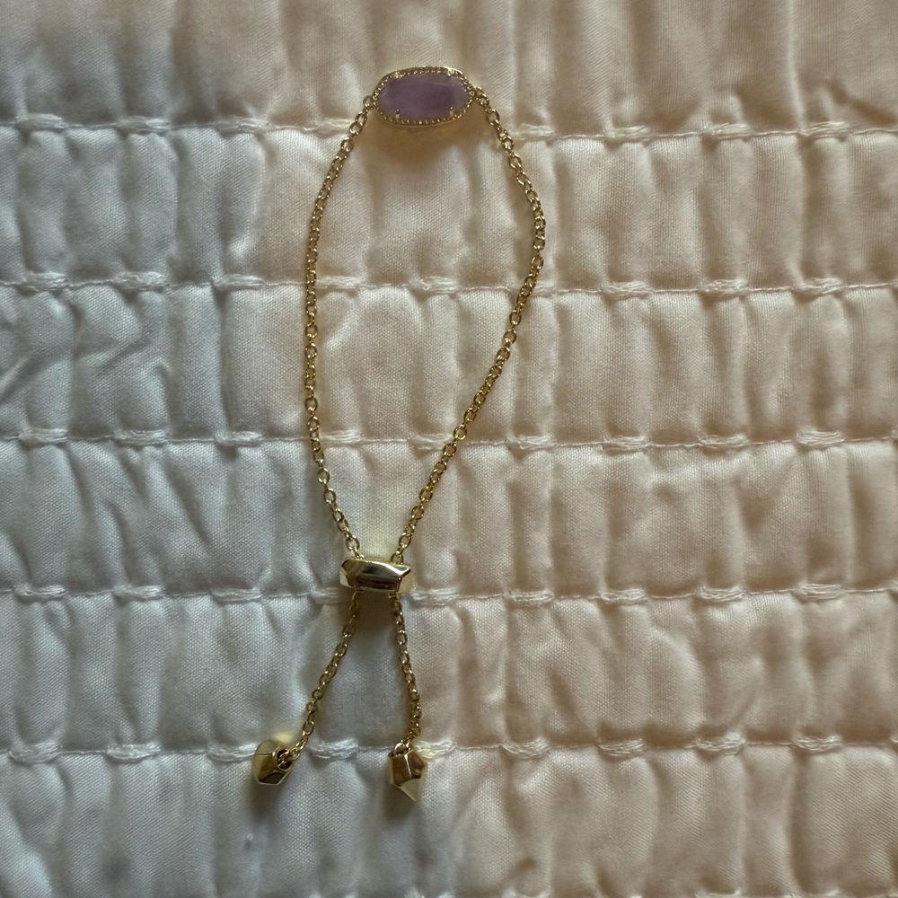 Kendra Scott Elaina Gold Adjustable Chain Bracelet